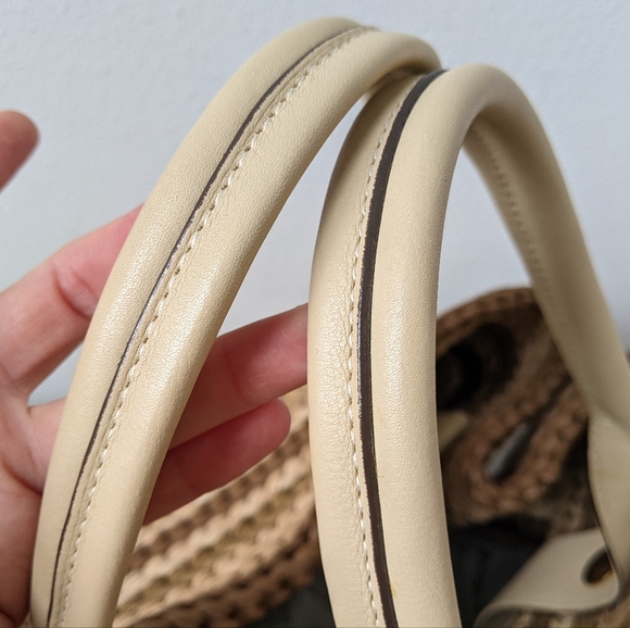 Loewe 2013 Runway Leather/Straw Bag - Picture 8 of 15